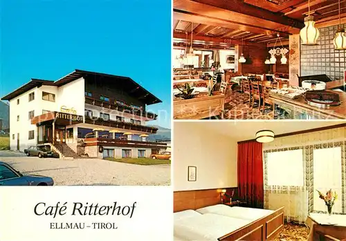 AK / Ansichtskarte Ellmau_Tirol Caf? Ritterhof Ellmau Tirol