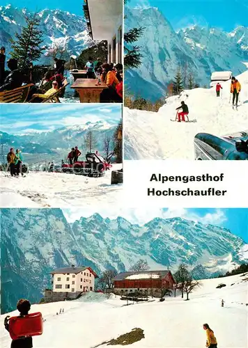 AK / Ansichtskarte Gasteig_Kuchl Alpengasthof Pension Hochschaufler  