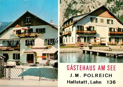 AK / Ansichtskarte Hallstatt_Salzkammergut G?stehaus am See  Hallstatt_Salzkammergut