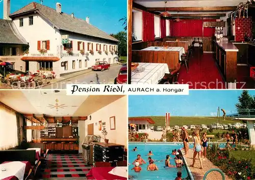 AK / Ansichtskarte Aurach_Hongar Pension Riedl Aurach Hongar