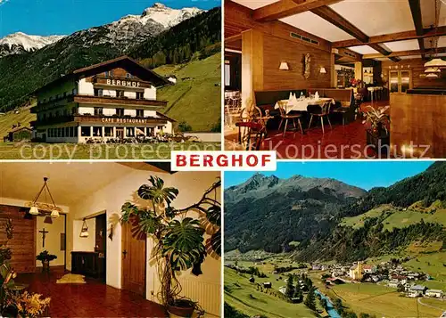 AK / Ansichtskarte Neustift_Stubaital_Tirol Hotel Berghof Neustift_Stubaital_Tirol