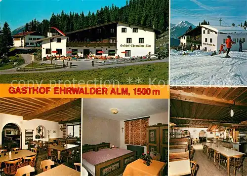 AK / Ansichtskarte Ehrwald_Tirol Gasthof Ehrwalder Alm  Ehrwald Tirol
