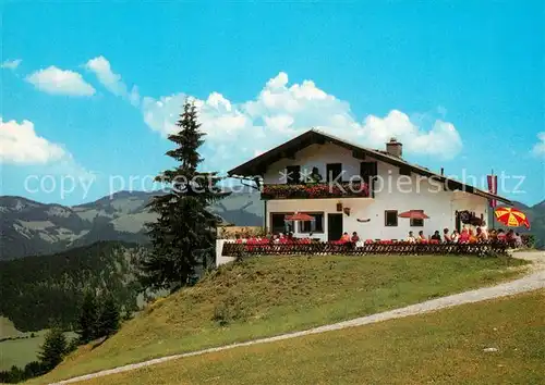 AK / Ansichtskarte Walchsee_Tirol Berggasthof zahmer Kaiser  Walchsee Tirol