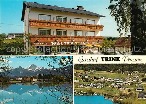AK / Ansichtskarte Drobollach_Faaker_See Gasthof Pension Trink Drobollach_Faaker_See