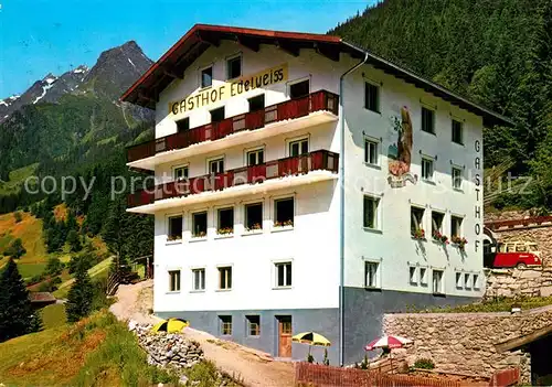 AK / Ansichtskarte Kappl_Tirol Gasthof Pension Edelweiss  