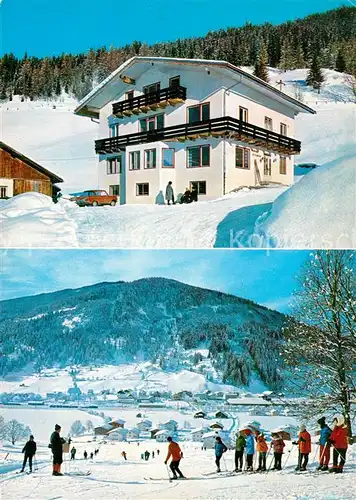 AK / Ansichtskarte Eben_Pongau Pension Edlhof Wintersportplatz Alpen Eben Pongau