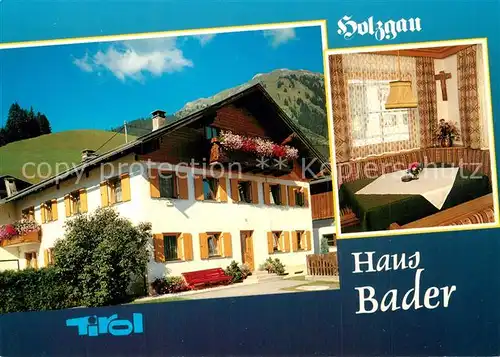 AK / Ansichtskarte Holzgau Gaestehaus Pension Haus Bader Holzgau