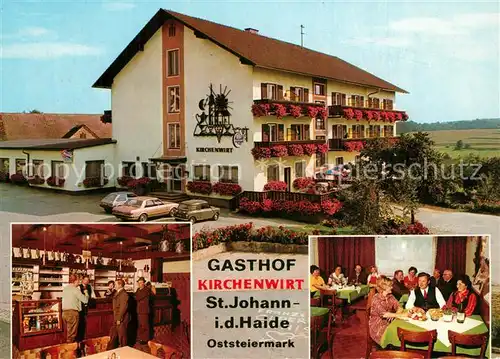 AK / Ansichtskarte St_Johann_Haide Gasthof Kirchenwirt St_Johann_Haide