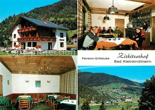 AK / Ansichtskarte Bad_Kleinkirchheim_Kaernten Pension Grillstube Zirkitzerhof Landschaftspanorama Bad_Kleinkirchheim