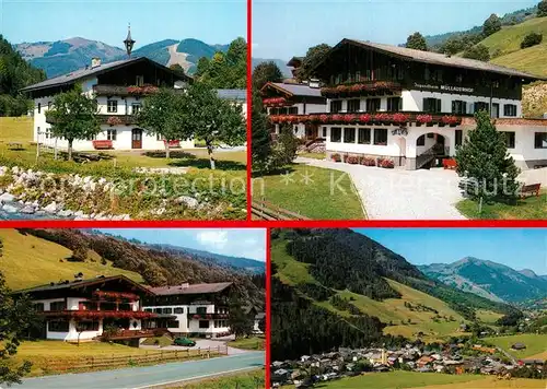 AK / Ansichtskarte Saalbach Hinterglemm Jugendgaestehaus Muellauerhof Salitererhof Landschaftspanorama Allgaeuer Alpen Saalbach Hinterglemm