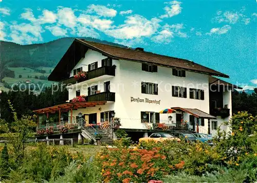 AK / Ansichtskarte Kaltenbach_Tirol Pension Alpenhof Zillertal Kaltenbach Tirol