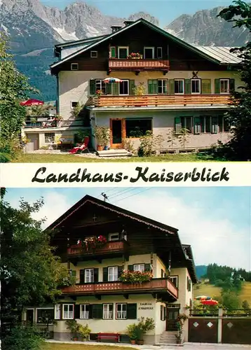 AK / Ansichtskarte Ellmau_Tirol Landhaus Kaiserblick Kaisergebirge Ellmau Tirol