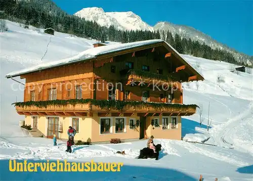 AK / Ansichtskarte Grossarl Unterviehhausbauer Winterlandschaft Alpen Grossarl