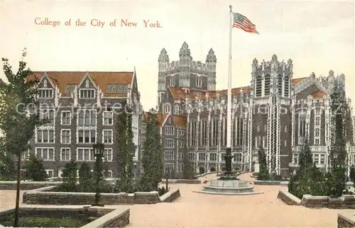 AK / Ansichtskarte New_York_City College of the City New_York_City
