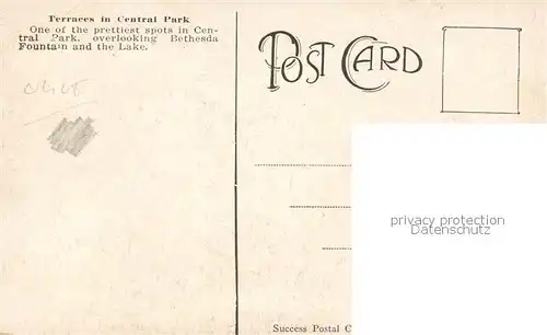 AK / Ansichtskarte New_York_City The Terraces Central Park New_York_City