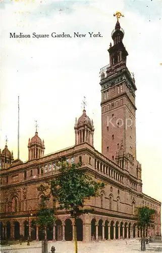 AK / Ansichtskarte New_York_City Madison Square Garden New_York_City