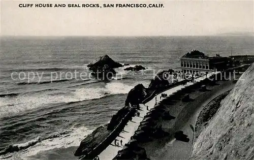 AK / Ansichtskarte San_Francisco_California Cliff House and Seal Rocks 