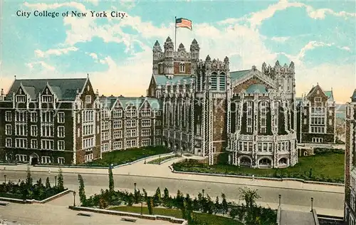 AK / Ansichtskarte New_York_City City College New_York_City