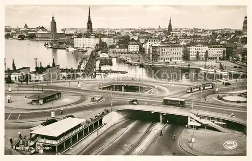 AK / Ansichtskarte Stockholm Slussen Stockholm