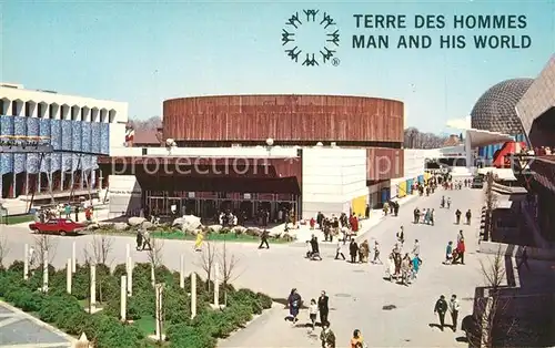 AK / Ansichtskarte Montreal_Quebec Terre des Hommes Man and his World Pavilion Canada 67 Montreal Quebec