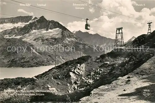 AK / Ansichtskarte Uttendorf_Salzburg Seilbahn Enzingerboden Weisssee mit Tauernmoos Alpenpanorama Uttendorf Salzburg