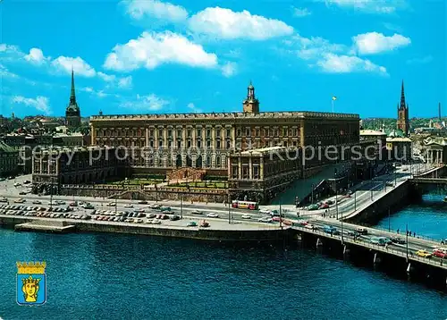 AK / Ansichtskarte Stockholm Kungliga Slottet Koenigliches Schloss Stockholm