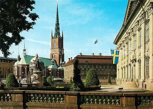 AK / Ansichtskarte Stockholm Riddarholmskyrkan Denkmal Stockholm