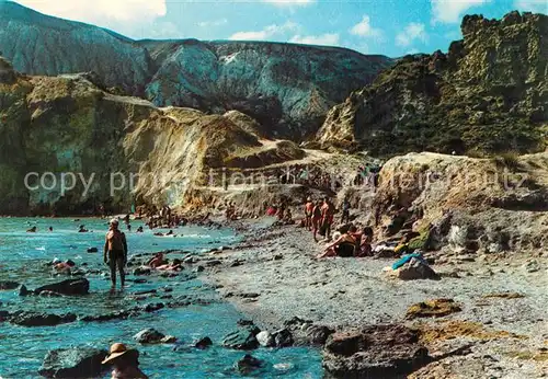 AK / Ansichtskarte Vulcano Le fumarole sulfuree Vulkaninsel Schwefelinsel Vulcano
