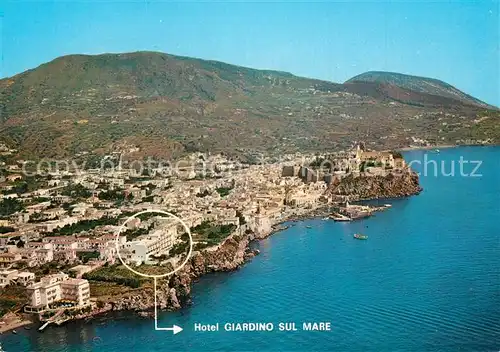 AK / Ansichtskarte Eolie Scorcio panoramico dell Isola di Lipari veduta aerea Eolie