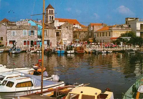 AK / Ansichtskarte Vodice Hafen Altstadt Vodice