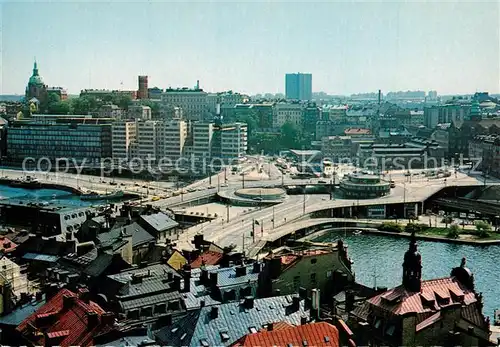 AK / Ansichtskarte Stockholm Slussen och Soeder Stockholm