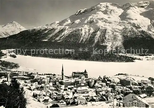 AK / Ansichtskarte St_Moritz_GR Winterpanorama Alpen St_Moritz_GR