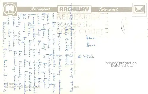 AK / Ansichtskarte Tenby North Beach Harbour Tenby