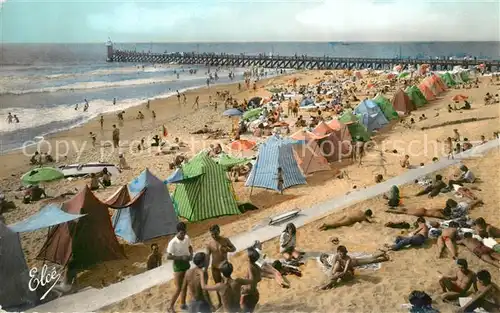 AK / Ansichtskarte Capbreton La Plage et la Jetee 