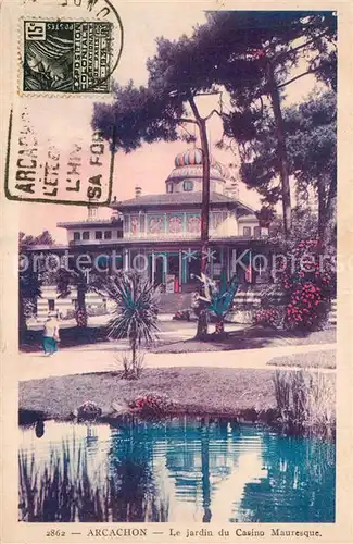 AK / Ansichtskarte Arcachon_Gironde Le jardin du Casino Mauresque Arcachon Gironde