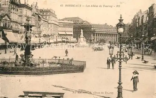 AK / Ansichtskarte Bordeaux Les Allees de Tourny  Bordeaux