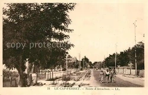 AK / Ansichtskarte Cap Ferret Route d Arcachon Cap Ferret
