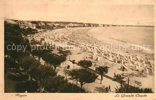 AK / Ansichtskarte Royan_Charente Maritime La Grande Conche Royan Charente Maritime