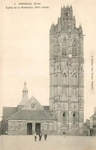 AK / Ansichtskarte Verneuil sur Avre Eglise de la Madeleine Verneuil sur Avre