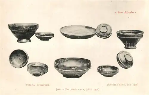 AK / Ansichtskarte Alesia(Roman War)_Alise Sainte Reine Poterie commune 