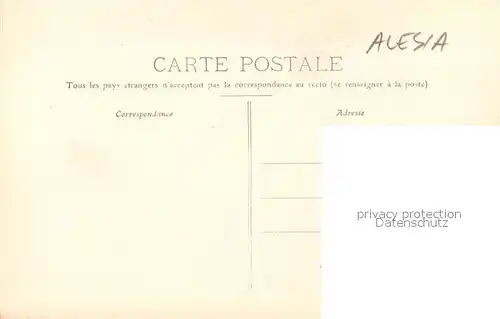 AK / Ansichtskarte Alesia(Roman War)_Alise Sainte Reine Tete de femme du IIe siecle en pierre de Til Chatel trouvee sur le Mont Auxois en 1905 