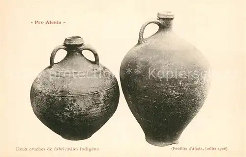 AK / Ansichtskarte Alesia(Roman War)_Alise Sainte Reine Deux cruches de fabrication indigene 