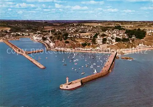 AK / Ansichtskarte Binic_Cotes_d_Armor Le Bassin Le Port La Plage de lAvant Port Vue aerienne Binic_Cotes_d_Armor