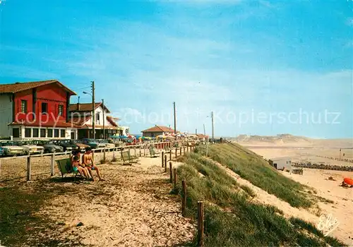 AK / Ansichtskarte Mimizan_Plage Les Grands Hotels et la Plage Mimizan_Plage