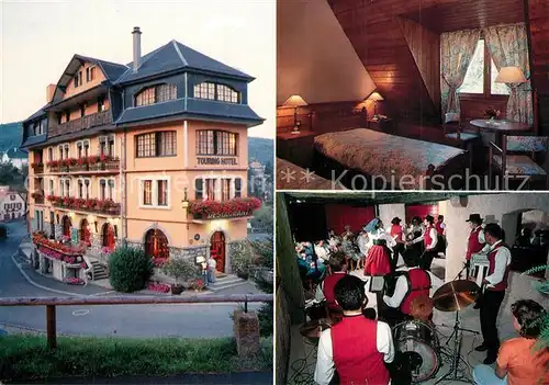 AK / Ansichtskarte Thannenkirch Touring Hotel Restaurant Gaestezimmer Musikkapelle Thannenkirch
