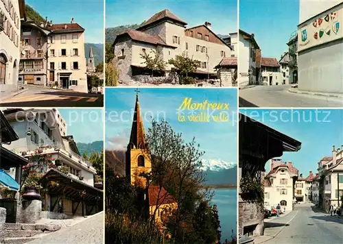 AK / Ansichtskarte Montreux_VD La vieille ville Lac Leman Montreux VD