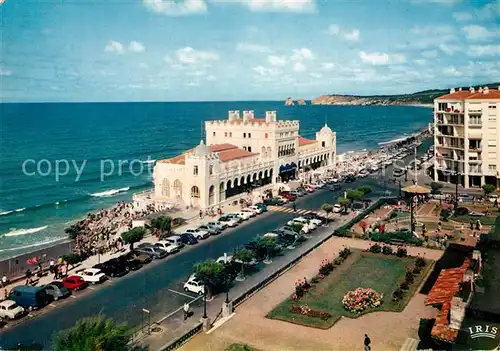 AK / Ansichtskarte Hendaye_Pyrenees_Atlantiques Frontiere Franco Espagnole Le casino et les Deux Jumeaux Hendaye_Pyrenees