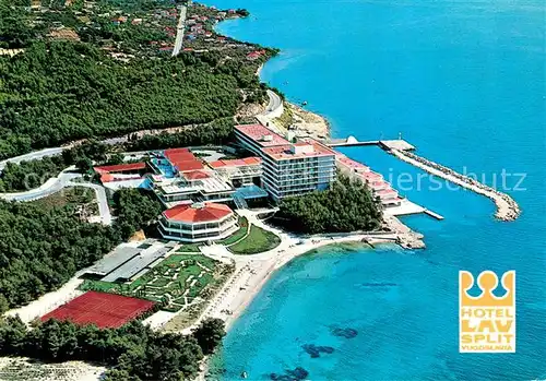 AK / Ansichtskarte Split_Spalato Hotel Lav Fliegeraufnahme Split_Spalato