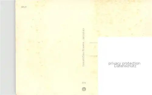 AK / Ansichtskarte Split_Spalato Kirche Split_Spalato