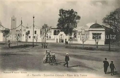 AK / Ansichtskarte Exposition_Coloniale_Marseille_1922  Palais de la Tunisie  Exposition_Coloniale